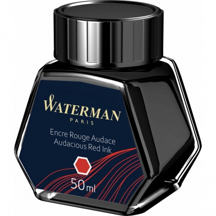 Stilou 18k Nib Caran dAche Varius Ebony Wood PGT Calimara 50 ml Waterman Audacious Red