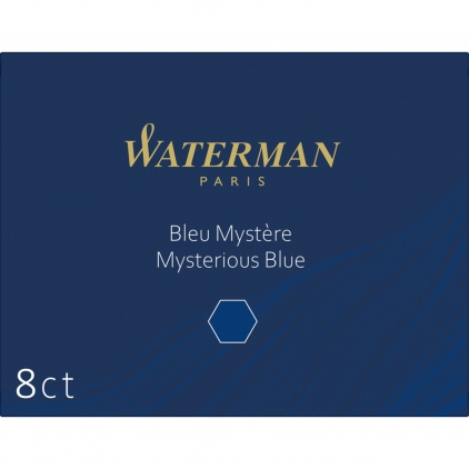 Calimara 50 ml Jacques Herbin Prestige 1798 Amethyste De L'Oural Set 8 Cartuse Large Size Proprietar Waterman Mystery Blue