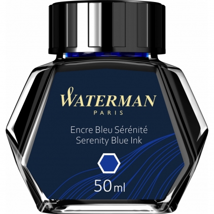 Calimara 30 ml Monteverde USA Noir Raven Calimara 50 ml Waterman Serenity Blue Lavabil