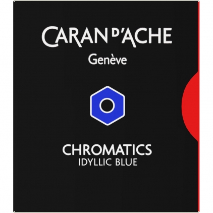 Stilou Parker IM Royal Standard Dark Espresso CT Set 6 Cartuse Standard Size Proprietar Caran dAche Chromatics Idylic Blue