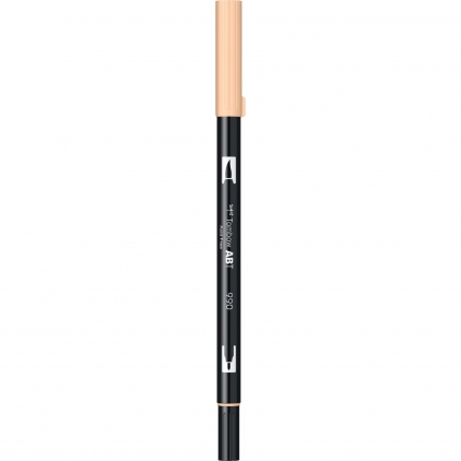 Marker Dual Brush Watercoloring Tombow ABT 173 Willow Green Marker Dual Brush Watercoloring Tombow ABT 990 Light Sand