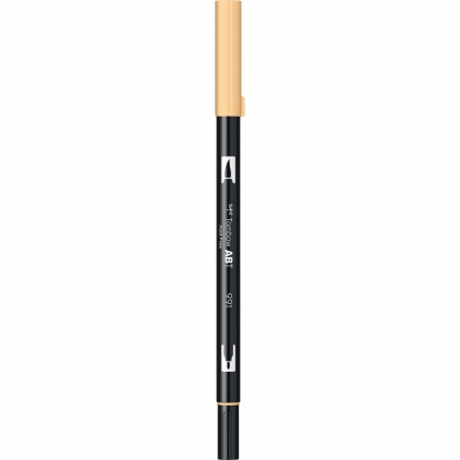 Textmarker Edding 345, varf retezat, 2-5 mm, roz, blister Marker Dual Brush Watercoloring Tombow ABT 991 Light Ochre