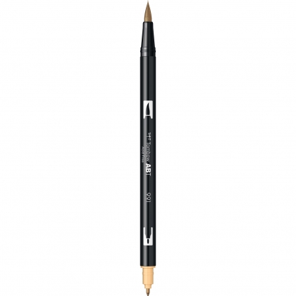Textmarker Edding 345, varf retezat, 2-5 mm, roz, blister Marker Dual Brush Watercoloring Tombow ABT 991 Light Ochre
