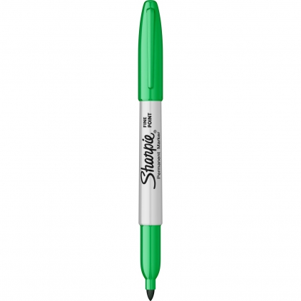 Marker Permanent Bullet Sharpie Fine Point Green