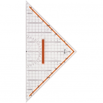 Echer 45° Aristo Geo College 14/20 cm Echer 45° Rotring Profesional 30/32 cm cu Raportor si Maner