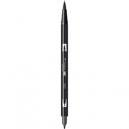 Marker Dual Brush Watercoloring Tombow ABT 243 Mint Marker Dual Brush Watercoloring Tombow ABT N35 Cool Grey 12