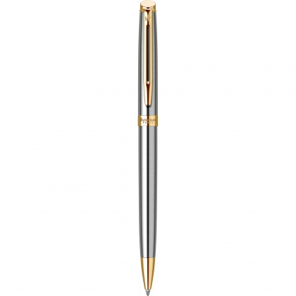 Pix Cross Click Tuxedo Satin Metallic Blue BT Pix Waterman Hemisphere Essential Stainless Steel GT