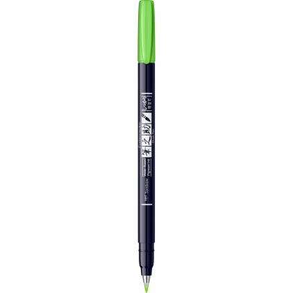 Caligrafie Marker Caligrafic Hard Small Writing Tombow Fudenosuke 92 Neon Green
