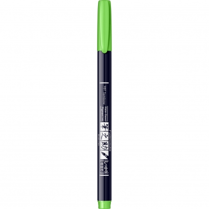 Caligrafie Marker Caligrafic Hard Small Writing Tombow Fudenosuke 92 Neon Green