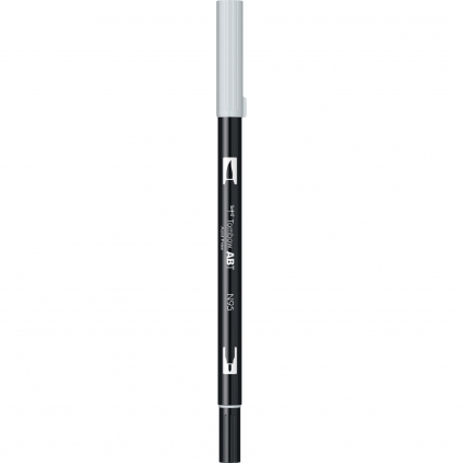 Marker Permanent Bullet Sharpie Twin Tip Black Marker Dual Brush Watercoloring Tombow ABT N95 Cool Grey 1