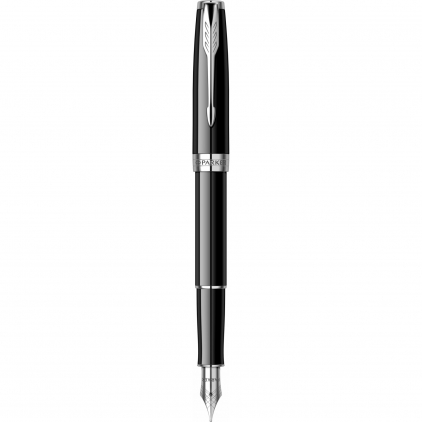 Stilou 18k Nib Parker Sonnet Royal Metal & Black GT Stilou Parker Sonnet Royal Black PDT