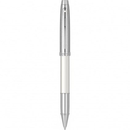Roller Cross ATX Translucent Blue Lacquer CT Roller Sheaffer 100 Glossy White & Brushed Chrome NT