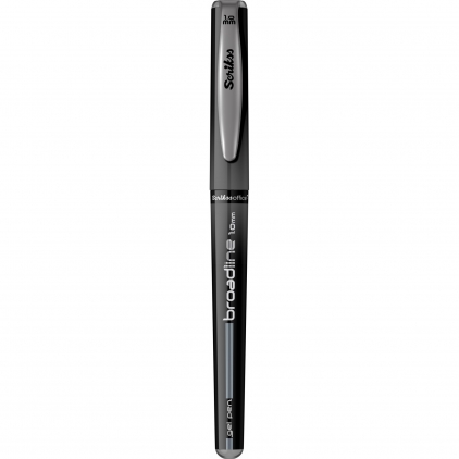 Roller Waterman Hemisphere Essential Stainless Steel CT Rollerball Gel Pen 1.0 Scrikss Broadline Black