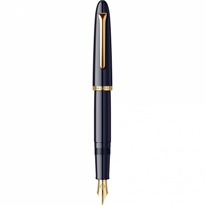 Set Standardgraph Combi Universal Stilou Caligrafic Sailor 1911 Fude de Mannen Dark Blue GT 55º Nib