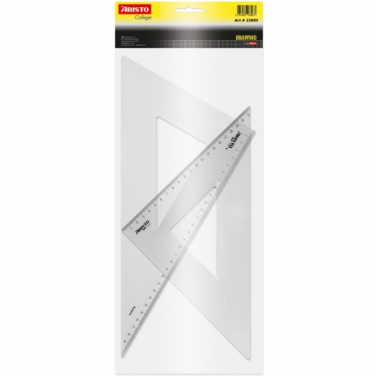 Echer 45° Aristo Geo College 14/20 cm Set 2 Echere 45° si 60° Aristo Geo College 22/30 cm si 30/35 cm