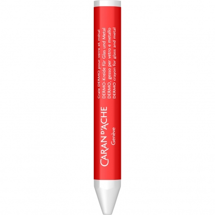 Marker Uscat pentru Sticla si Metal Caran dAche Chalk Dermo White