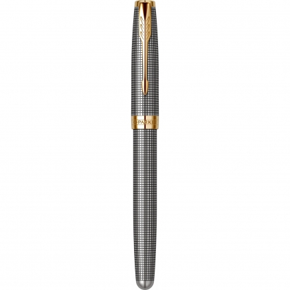 Calimara 20 ml Sailor Shikiori Winter Yukiakari Blue Stilou 18k Nib Parker Sonnet Royal Chiselled Silver GT