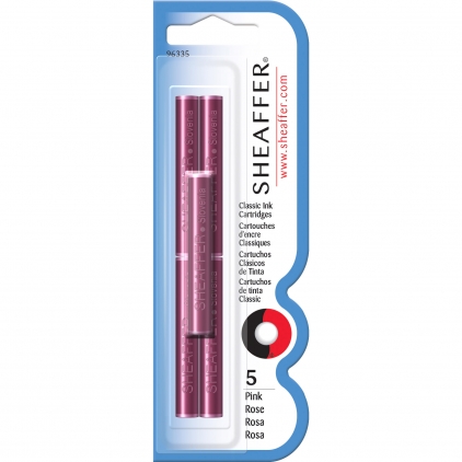 Calimara 20 ml Sailor Shikiori Harahara Set 5 Cartuse Classic Size Proprietar Sheaffer Skrip Pink