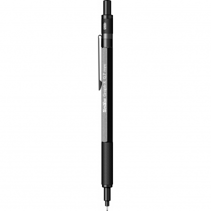Set 12 Creioane Grafit Tombow MONO 100 Black 3H Creion Mecanic 0.7 Scrikss Graph-X Grey BT