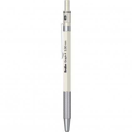 Creion Mecanic 0.7 Scrikss Pera 477 Black Chrome CT Creion Mecanic 2.0 Scrikss Graph-X Ivory CT