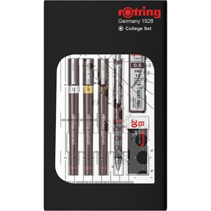 Cap Tragator cu Tus Rotring Isograph 0.3 Set 3 Tragator cu Tus Rotring Isograph College 0.25 / 0.35 / 0.5