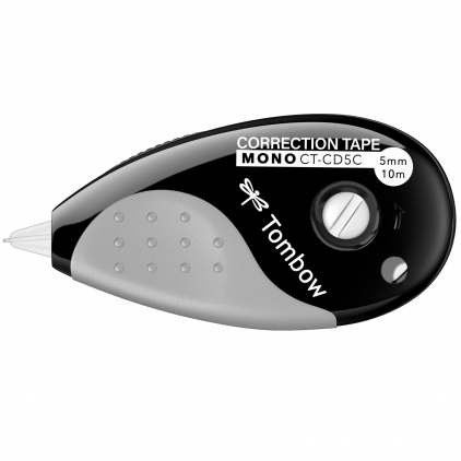 Banda corectoare Kores MINI Banda Corectoare Tombow 5 mm x 10 m Black Mono Grip CT-CD5C
