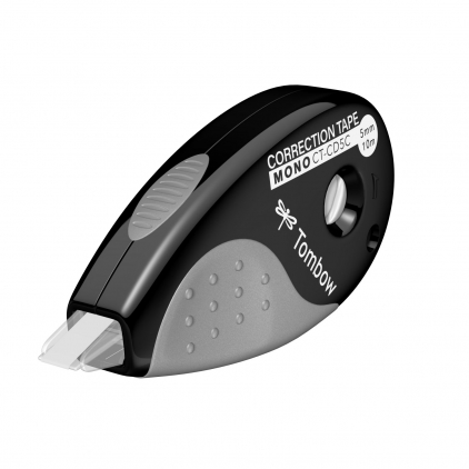 Banda corectoare Kores MINI Banda Corectoare Tombow 5 mm x 10 m Black Mono Grip CT-CD5C