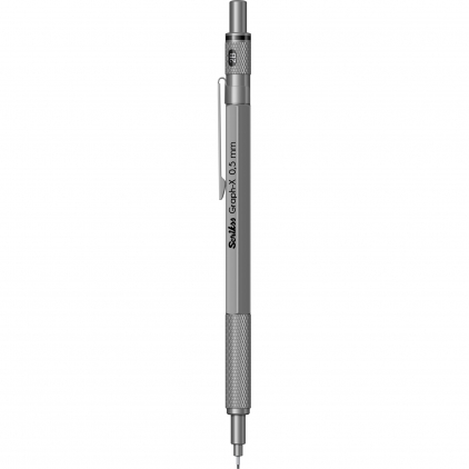 Creion Grafit Rotring Woodcase Core Green HB Creion Mecanic 0.5 Scrikss Graph-X Satin Grey TT
