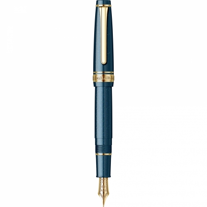 Stilou Waterman Hemisphere Stainless Steel CT Stilou Slim Size 14k Nib Sailor Professional Gear Japanese Fairy Tale Vega Dark Blue GT
