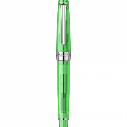 Stilou Sailor Lecoule All Black GMT Stilou Slim Size 14k Nib Sailor Professional Gear Demo Green RHT