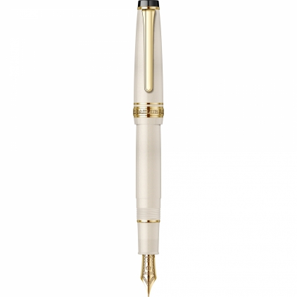 Stilou Slim Size 14k Nib Sailor Professional Gear Shikiori Setsugetsu Meigetsu Ivory GT
