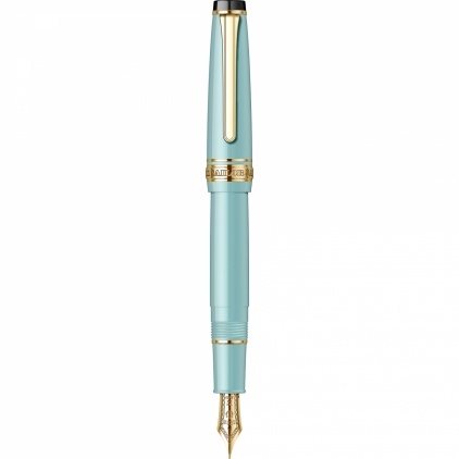 Stilou Parker IM Royal Standard Brushed Metal GT Stilou Slim Size 14k Nib Sailor Professional Gear Shikiori Setsugetsu Haruzora Sky Blue GT