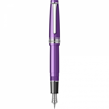 Stilou Scrikss Vintage 33 Burgundy CT Stilou Slim Size 14k Nib Sailor Professional Gear Sapporo Metallic Purple RHT
