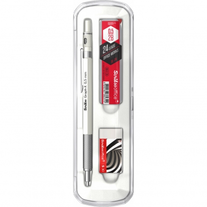 Creion Mecanic 0.7 Rotring Rapid Pro Silver Set Creion Mecanic 0.5 Scrikss Graph-X Ivory CT