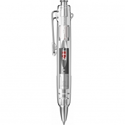 Mina Pix Jumbo Parker Quink Gel Black - Mediu Pix Tombow Air Press Pen Transparent/Silver