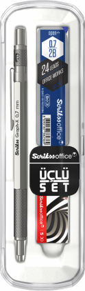 Creion Mecanic 0.5 Parker Jotter Royal Standard Royal Blue CT Set Creion Mecanic 0.7 Scrikss Graph-X Satin Grey TT