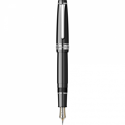 Mina 5th Element Giant Parker Purple - Fin Stilou Slim Size 14k Nib Sailor Professional Gear Sapporo Black RHT