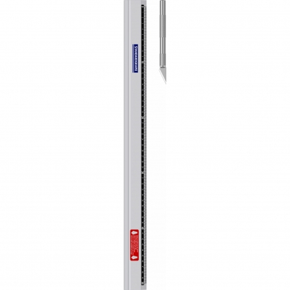 Rigla plata lemn cu insertie otel Standargraph Timber 40 cm Set Rigla plata aluminiu Standardgraph 50cm si Cutter