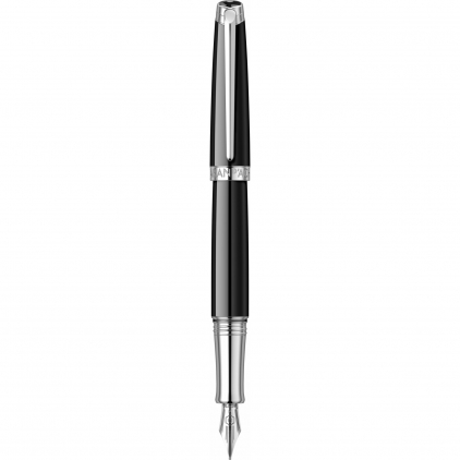 Stilou Scrikss Metropolis 78 Black Chrome CT Stilou 18k Nib Caran dAche Leman Ebony Black SRT
