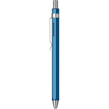 Set 12 Creioane Grafit Tombow MONO 100 Black 4B Creion Mecanic 2.0 Standardgraph Miniclip Blue CT