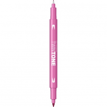 Marker pentru tabla A-series, varf rotund, 2 mm, verde Marker Coloring Twin Tip Tombow TwinTone 60 Princess Pink 
