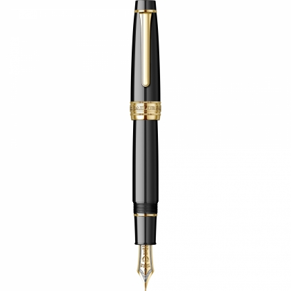 Stilou Sailor Tuzu Adjust Crystal Sky 0.3 F Nib Stilou King Size 21k Nib Sailor Professional Gear Black GT
