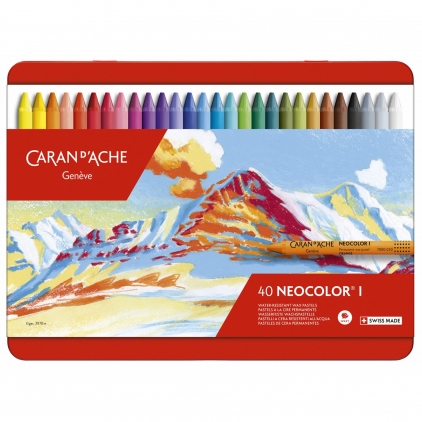 Set Stilou + Pix Bailey Light Glossy Resin Gray CT Set 40 Creioane Pastel Carandache Neocolor I