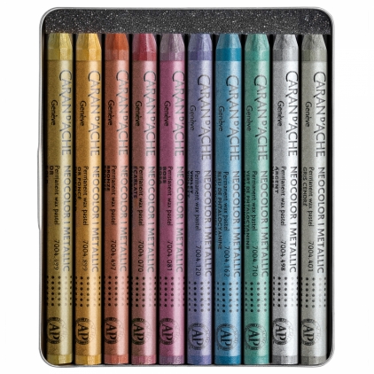 Set 12 Gouache Tub Carandache Studio Gouache Set 10 Creioane Pastel Metalizat Carandache Neocolor I