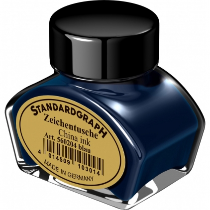 Tus 23 ml Mini Rotring Black Tus 30 ml Standardgraph Blue