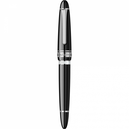 Stilou Scrikss Metropolis 78 Black Chrome CT Stilou Large Size 21k Nib Sailor 1911 Realo Black RHT