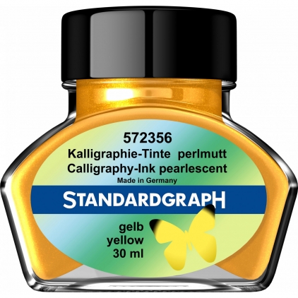 Stilou Cross Bailey Light Glossy Resin Amber GT Calimara 30 ml Standardgraph Pearlescent Yellow