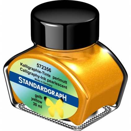 Stilou Cross Bailey Light Glossy Resin Amber GT Calimara 30 ml Standardgraph Pearlescent Yellow