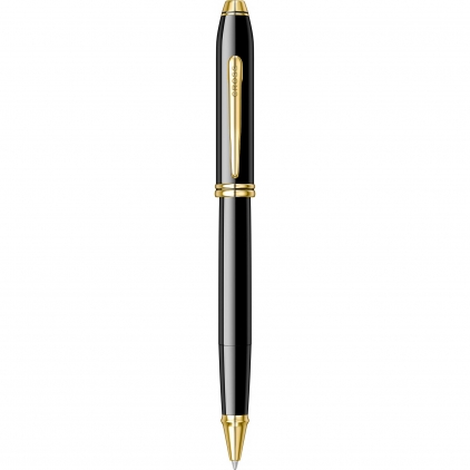 Roller Waterman Hemisphere Essential Stainless Steel CT Roller Cross Townsend Black Lacquer GT