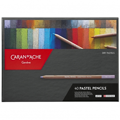 Creion Colorat Tombow Irojiten Cactus Green - D17 Set 40 Creioane Colorate Carandache Pastel Pencil